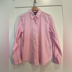 Lauren Ralph Lauren Pink Button Down Shirt non iron preppy career old money sz L